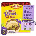 Kit taco barbecue doux old el paso - le kit de 255g Kit taco barbecue doux old el paso - le kit de 255g