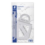 Kit de traage gomtrie en plastique - 4 pices staedtler - le kit de traage