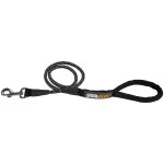 Laisse pour chien nylon noir 1, 2m rflchissant aime - la laisse de 1. 20 mtre