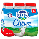 Lait ch�vre uht entier lactel - le pack de 6 bouteilles de 1l