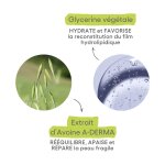 Lait corps hydratant peau fragile et dlicate hydratation 24h a - derma - le flacon de 400 ml