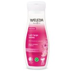 Lait corps peau normale  sche lissant et velout rose musque weleda - le tube de 200ml