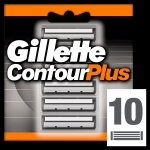 Lames de rasoir pour homme contour plus gillette - le paquet de 10 lames