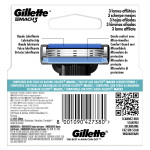 Lames de rasoir pour homme mach 3 gillette - le paquet de 4 lames
