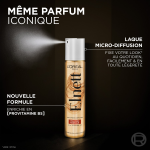 Laque fixation forte protection cheveux colors avec filtre uv elnett l'oreal paris - le flacon de 300ml ...