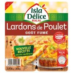 Lardons de poulet halal de poulet isla delice - les 2 barquettes de 100 g