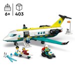 Lego l'ambulance de secours arienne 60465 lego - la boite