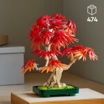 Lego bonsa d rable rouge du japon, dcoration vgtale 10348 lego - la bote