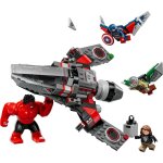 Lego captain america vs hulk rouge - avion de chasse  construire 76292 lego - la boite