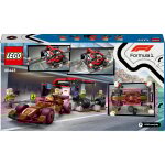 Lego city arrt au stand de f1 avec voiture ferrari 60443 lego - la boite