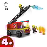 Lego city camion de pompier avec echelle 60463 lego - la boite
