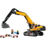 Lego city la pelleteuse de chantier jaune 60420 lego - la bote
