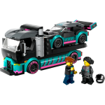 Lego city la voiture de course et le camion de transport de voitures 60406 lego