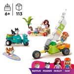 Lego friends chiens surfeurs et aventures en scooter 42641 lego - la boite