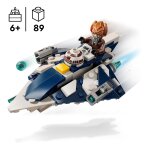 Lego microfighter chasseur jedi de plo koon, jouet de construction 75400 lego - la bote