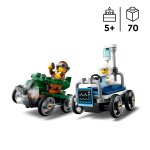 Lego pack de bolides de course: avion contre lit d'hpitale 60459 lego - la boite