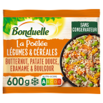 Lgumes et crales patates douces, edamames, butternut et boulgour bonduelle - le sachet de 500g