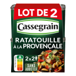 Lgumes cuisins ratatouille  la provenale  l'huile d'olive vierge - extra cassegrain - le lot de ...