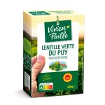 Lentilles vertes aop vivien paille - la boite de 500 g Lentilles vertes aop vivien paille - la boite de 500 g