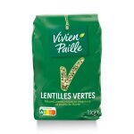 Lentilles vertes vivien paille - le sachet de 1kg