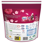 Lessive capsules 2en1 jasmin & rose de mai dash - le sachets de 50 capsules