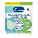 Lessive en feuille fracheur intense dr beckmann - le paquet de 25 feuilles