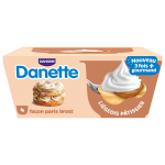 Ligeois ptissier faon paris brest danette - les 4 pots de 90g