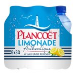 Limonade authentique � l'eau de source de bretagne plancoet - le pack de 6 bouteilles de 33cl