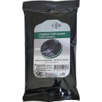 Lingette auto x25 multi - usages carrefour - le paquet de 25 lingettes