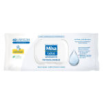 Lingettes bb apaisantes peaux sensibles mixa - le sachet de 48 lingettes