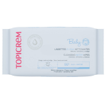Lingettes bb  l'eau nettoyantes topicrem - le paquet de 60 lingettes