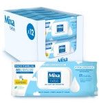 Lingettes bb au lait de toilette hypoallergnique mixa - le sachet 80 lingettes