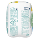 Lingettes bb nettoyantes corps mains et visage aqua 0% plastique harmonie pampers - les 3 paquets de ...