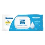 Lingettes b�b� nettoyantes hypoallerg�nique a l'eau mixa - le sachet de 48 lingettes