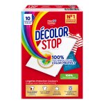 Lingettes dcoloration protection couleurs decolor stop - la boite de 10 lingettes