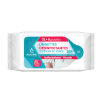 Lingettes dsinfectantes antibactriennes virucides biocime - le paquet de 80 lingettes