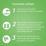 Lingettes hygi�niques d�sinfectantes 2en1 surfaces et mains format nomade dettol - le paquet de 12 lingettes ...