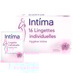 Lingettes intime  l'hamamlis intima - la boite de 16 lingettes