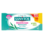 Lingettes multi - usages désinfectantes eucalyptus sanytol - le paquet de 160 lingettes Lingettes multi - usages désinfectantes eucalyptus sanytol - le paquet de 160 lingettes