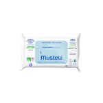 Lingettes bébé nettoyantes À l'eau mustela - le sachet de 60 lingettes Lingettes bébé nettoyantes À l'eau mustela - le sachet de 60 lingettes