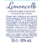 Liqueur limoncello pernici - la bouteille de 50cl