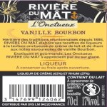 Liqueur vanille bourbon riviere du mat - la bouteille de 70cl