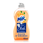 Liquide vaisselle pulpe d'orange dégraissant mir - le flacon de 450ml Liquide vaisselle pulpe d'orange dégraissant mir - le flacon de 450ml