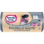 Lot de 10 sacs poubelle 50l, 100% de plastique recycl handy bag