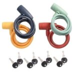 Lot de 2 antivols spiral 1m -