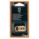 Lot de 5 joints de vidange en cuivre diam�tre 14 mm xl perform tools - le lot de 5 joints