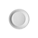 Lot de 50 assiette blanc carton 23cm
