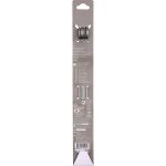 Lot de 6 piques  brochettes mtal 30cm inox pour barbecue carrefour home - les 6 piques