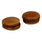 Macarons chocolat - les 2 pices