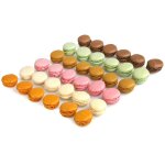 Macaron x36 & prsentoir sapin sans marque - les 36 pices + le sapin